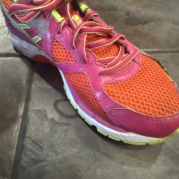 Asics Womens GT 2000 Orange Running Shoes Sneakers Size 9.5 - Picture 12 of 16